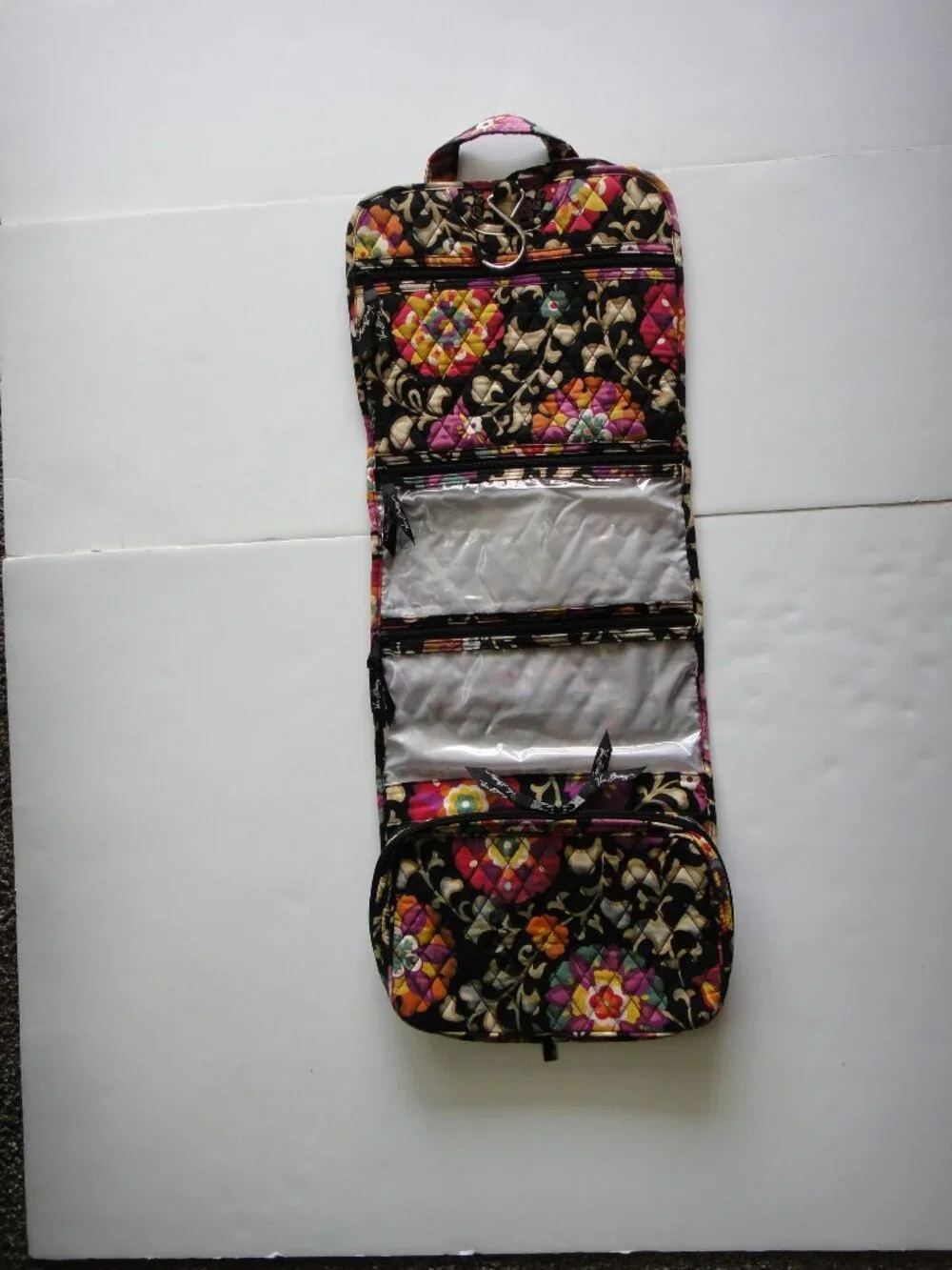 Vera Bradley Hanging Travel Organizer Suzani Toiletry Makeup Jewelry  Craft Bag